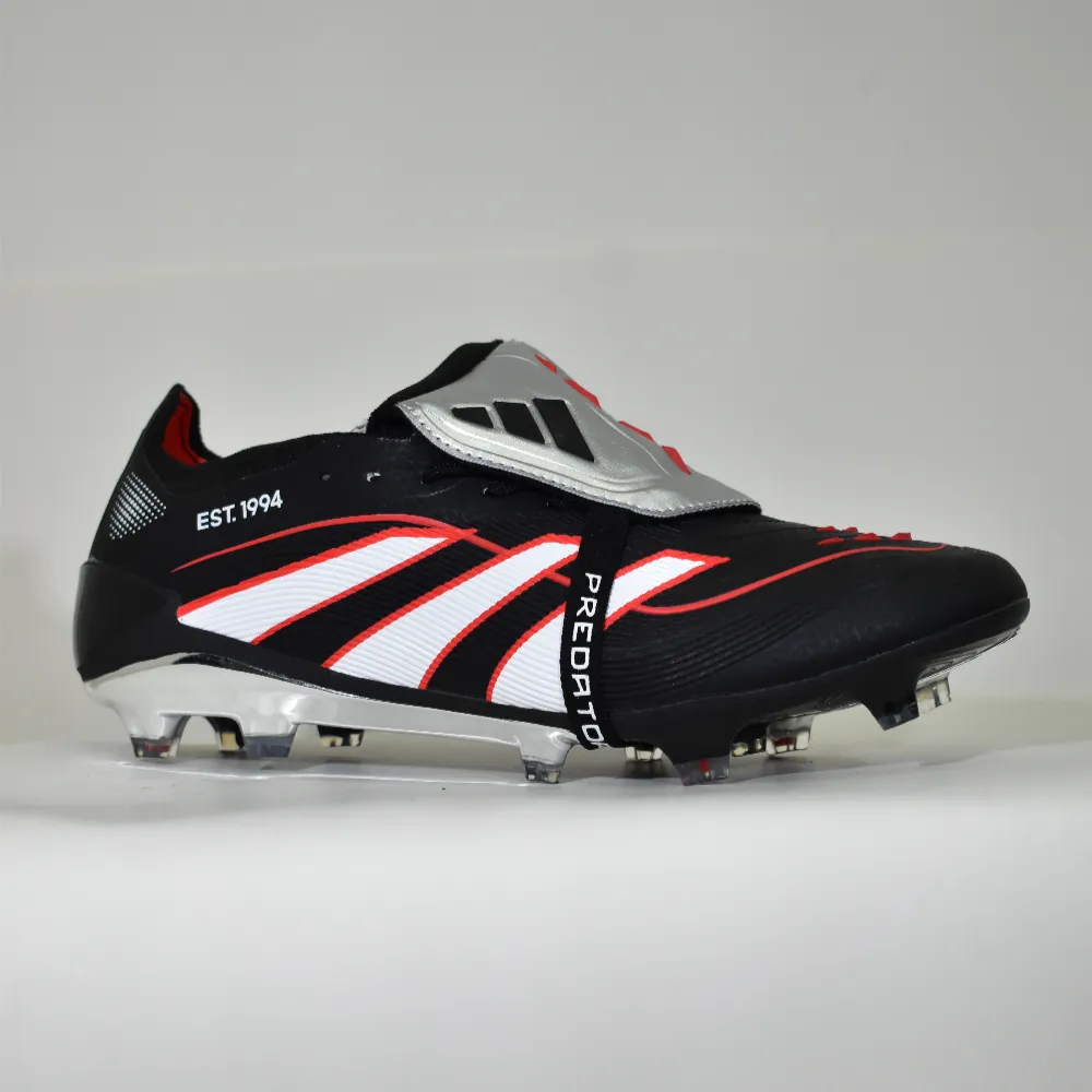 Adidas Predator Negro-Rojo-Plata