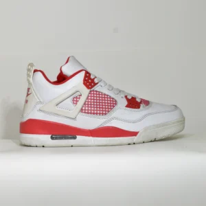 Jordan 4 – Blanco Rojo Eco