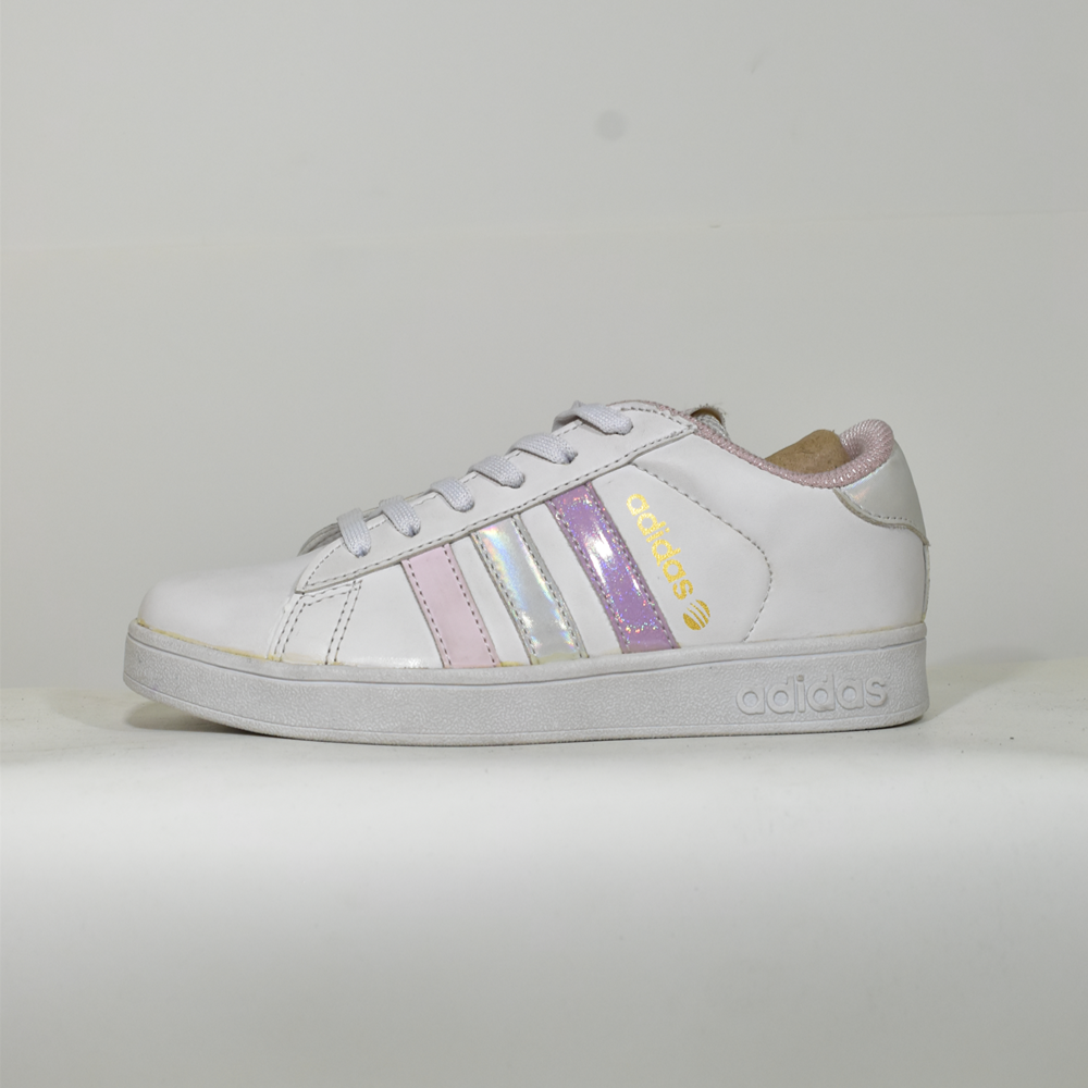 Adidas Court - Blanco Rosa Lila