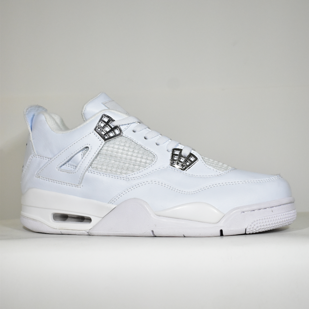 Jordan 4 - Blanco Plata