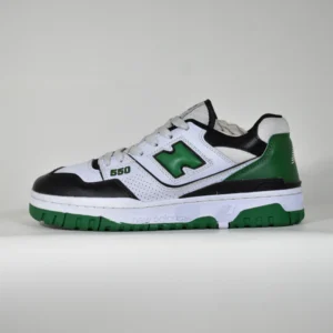 New Balance 550 – Blanco Verde Oscuro