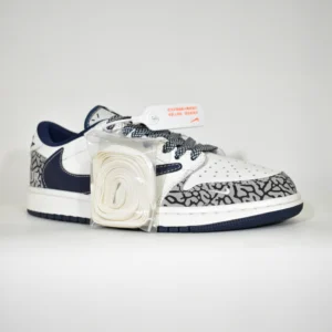 Jordan 1 – Blanco – Azul Pritn