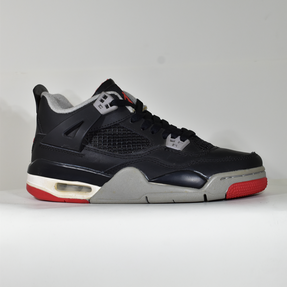Jordan 4 - Negro Gris Rojo