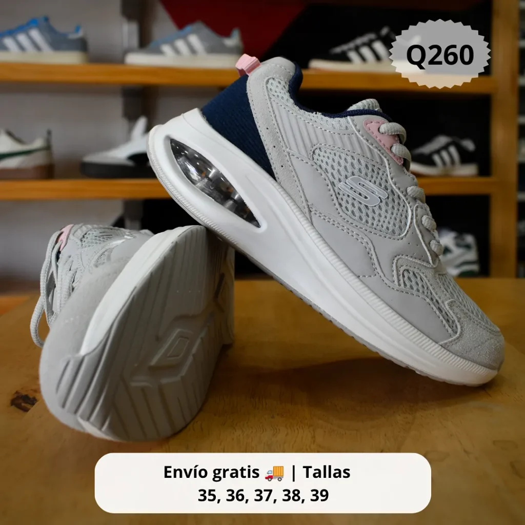 SKECHERS UNO 2 GRIS AZUL