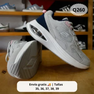 SKECHERS UNO 2 GRIS AZUL