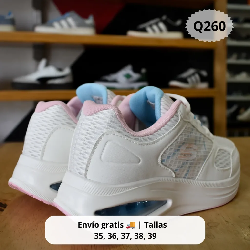 SKECHERS UNO 2 BLANCO ROSA